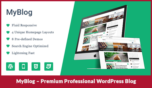 MyBlog – Premium Professional WordPress Blog