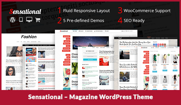 Sensational – Magazine WordPress Theme